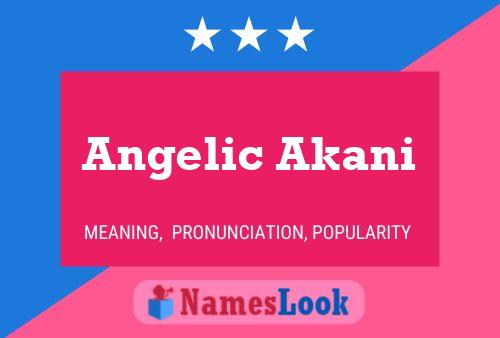 ملصق اسم Angelic Akani