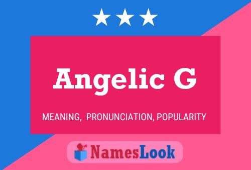 ملصق اسم Angelic G