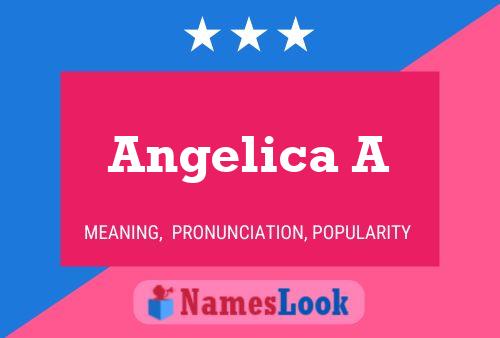 ملصق اسم Angelica A