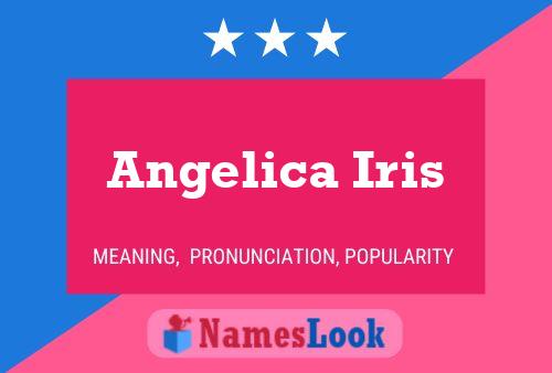 ملصق اسم Angelica Iris