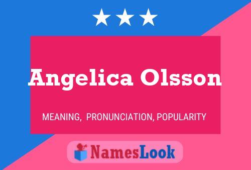 ملصق اسم Angelica Olsson