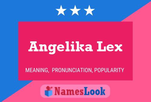 ملصق اسم Angelika Lex