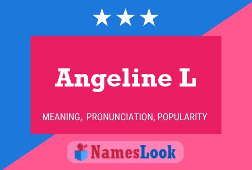 ملصق اسم Angeline L