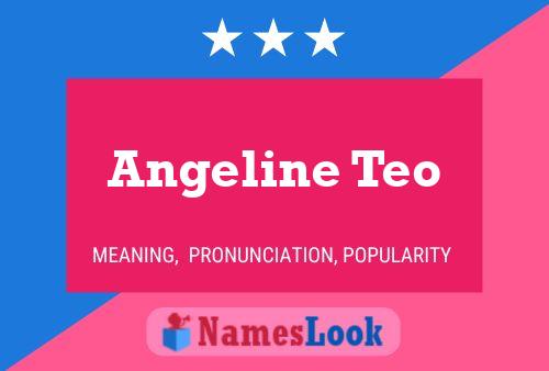 ملصق اسم Angeline Teo