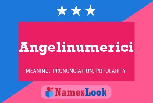 ملصق اسم Angelinumerici