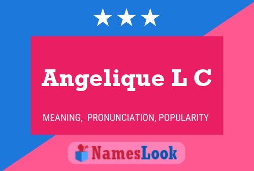 ملصق اسم Angelique L C