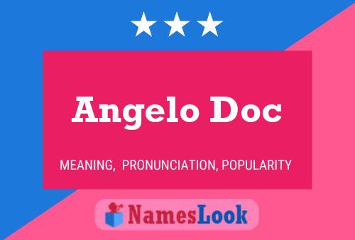 ملصق اسم Angelo Doc