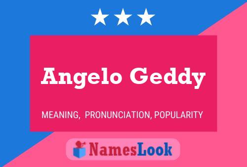 ملصق اسم Angelo Geddy