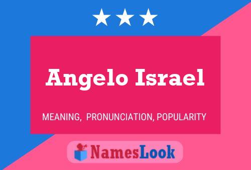 ملصق اسم Angelo Israel