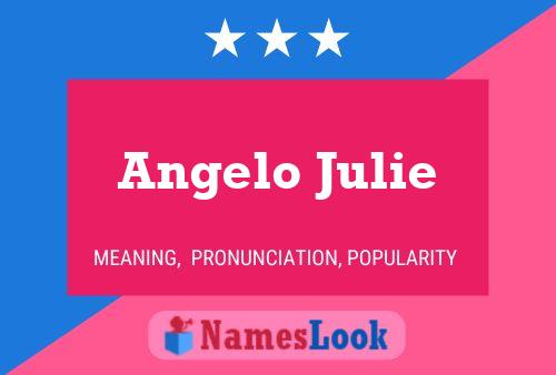 ملصق اسم Angelo Julie