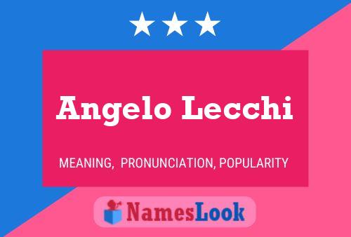 ملصق اسم Angelo Lecchi