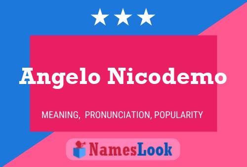 ملصق اسم Angelo Nicodemo