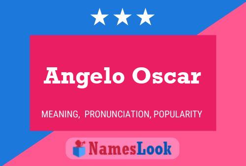 ملصق اسم Angelo Oscar