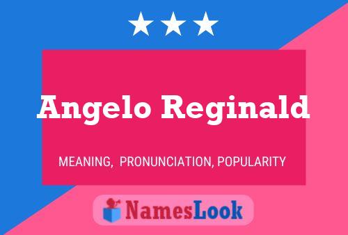 ملصق اسم Angelo Reginald