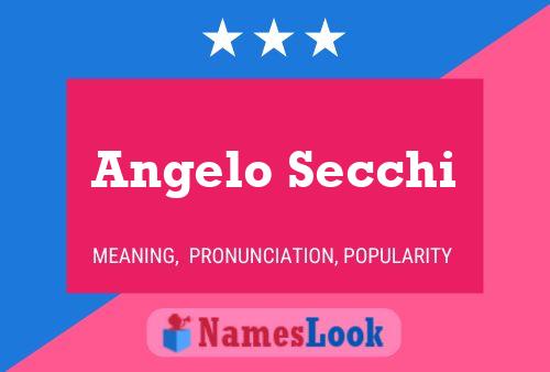 ملصق اسم Angelo Secchi