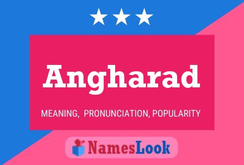 ملصق اسم Angharad