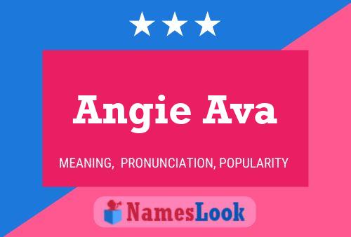 ملصق اسم Angie Ava