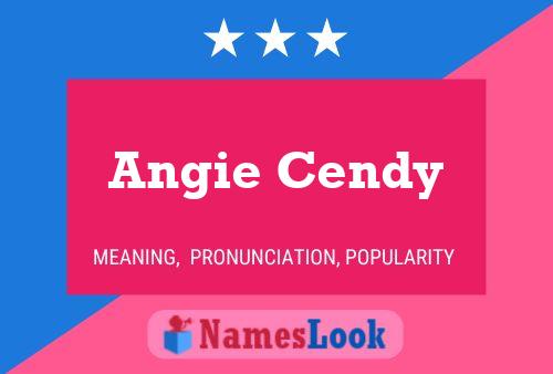 ملصق اسم Angie Cendy