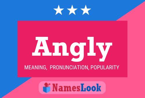 ملصق اسم Angly