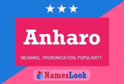 ملصق اسم Anharo