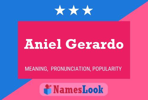 ملصق اسم Aniel Gerardo