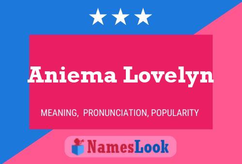 ملصق اسم Aniema Lovelyn