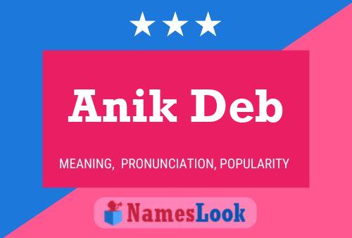 ملصق اسم Anik Deb