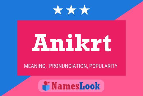 ملصق اسم Anikrt