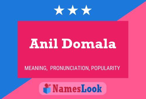 ملصق اسم Anil Domala