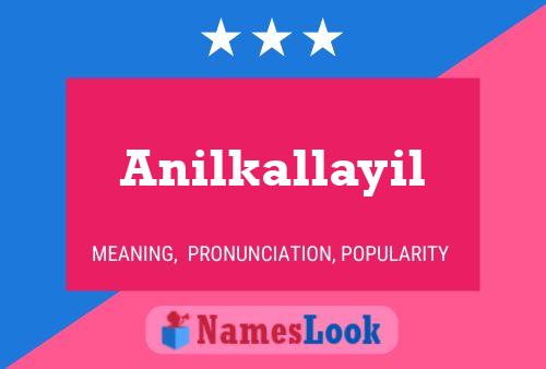 ملصق اسم Anilkallayil