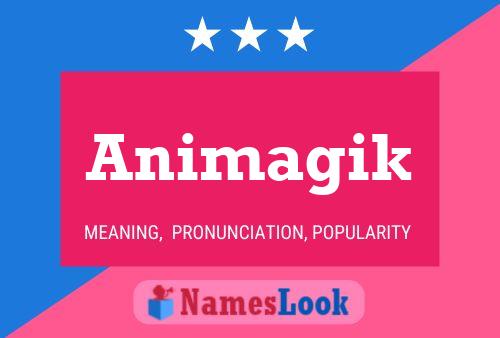 ملصق اسم Animagik