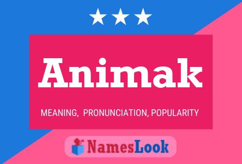 ملصق اسم Animak