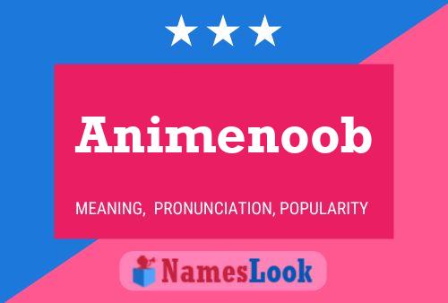 ملصق اسم Animenoob