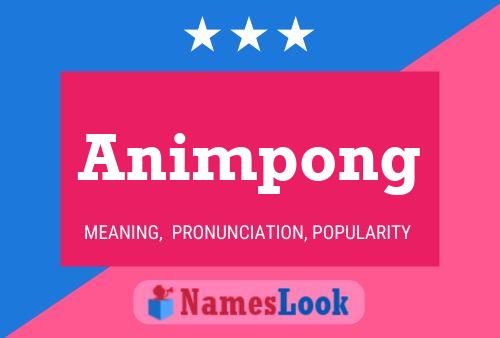 ملصق اسم Animpong