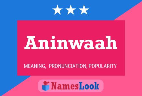 ملصق اسم Aninwaah