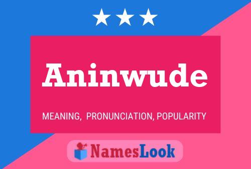 ملصق اسم Aninwude