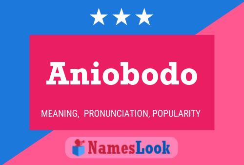 ملصق اسم Aniobodo