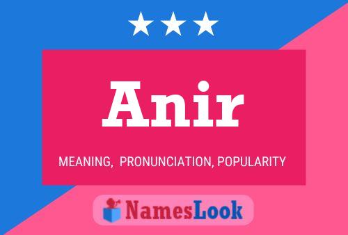 ملصق اسم Anir