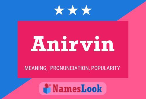 ملصق اسم Anirvin