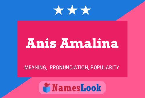 ملصق اسم Anis Amalina