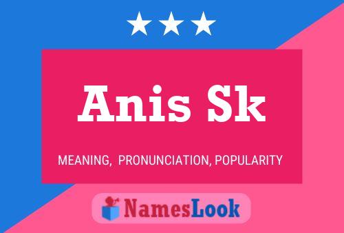 ملصق اسم Anis Sk