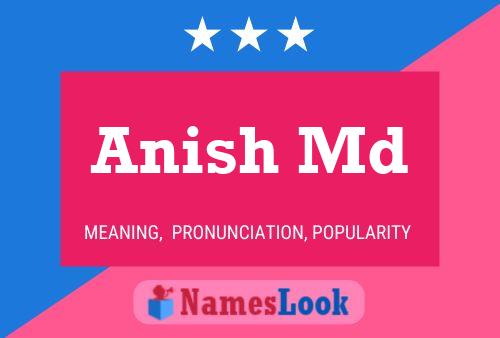 ملصق اسم Anish Md