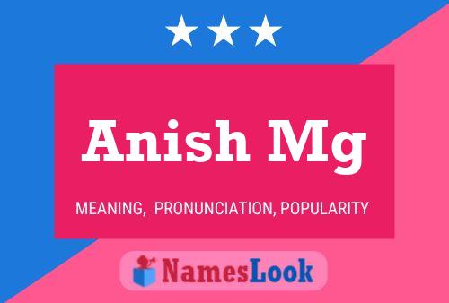 ملصق اسم Anish Mg