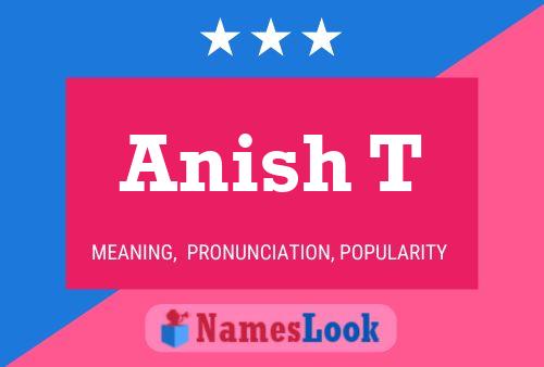 ملصق اسم Anish T