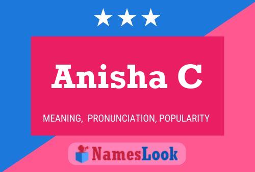 ملصق اسم Anisha C