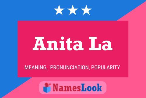 ملصق اسم Anita La