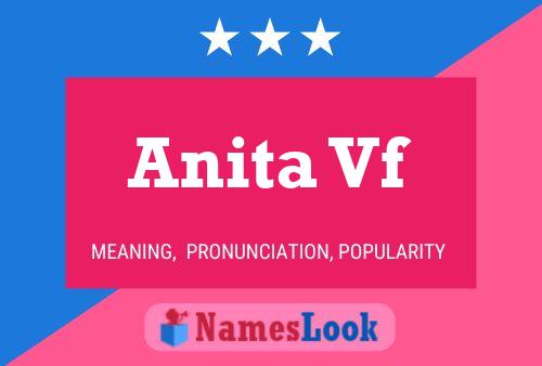 ملصق اسم Anita Vf