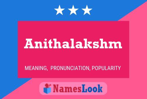 ملصق اسم Anithalakshm