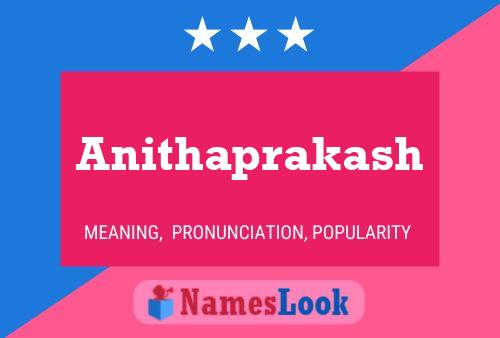 ملصق اسم Anithaprakash