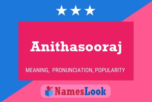 ملصق اسم Anithasooraj